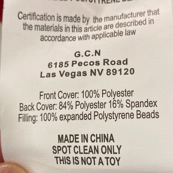 Las Vegas Travel Neck Pillow / Cushion - Picture 5 of 6